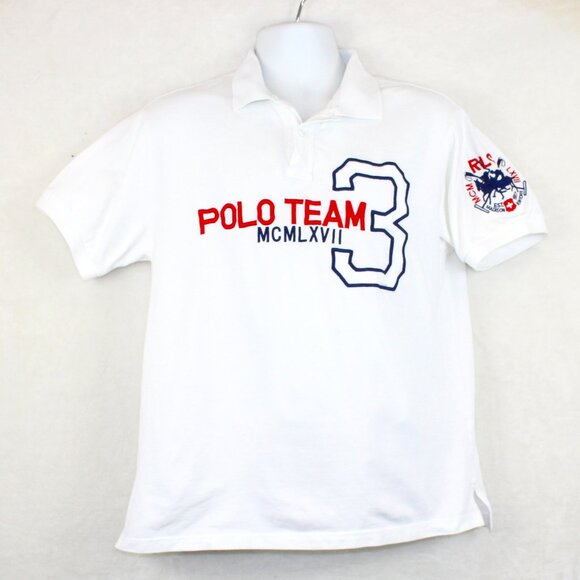 Polo Ralph Lauren Polo Team 3 Suisse Switzerland Shirt Mens XL - Picture 1 of 8